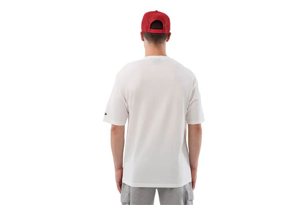 T-Shirt Oversized Chicago Bulls New Era - NBA Graphic White NEW ERA | Maglie | 60856224WHI